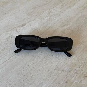Black Rectangular Sunglasses